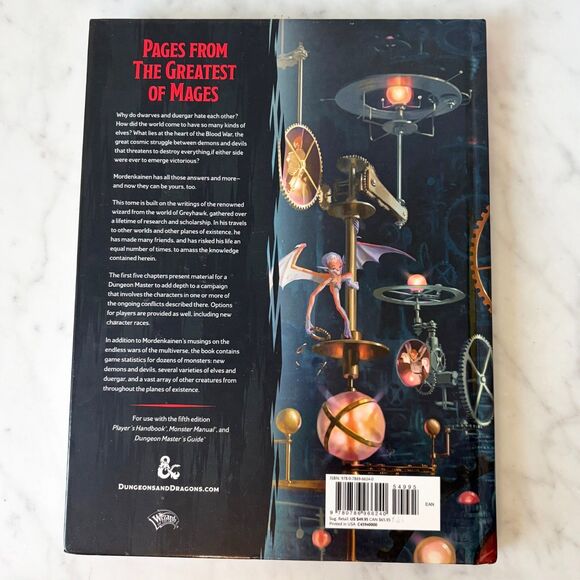 D & D Mordenkainen's Tome of Foes Dungeons & Dragons Hardcover Book 2018 - Picture 2 of 8